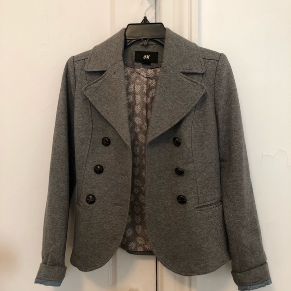 H&M gray blazer/jacket - Picture 3 of 7